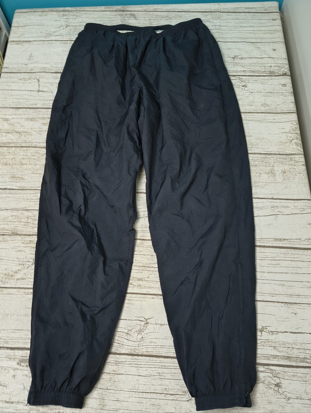 Vintage Nike Black Windbreaker Track Pants Size Large